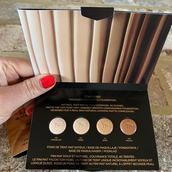 Tom Ford Makeup 5 Tom Ford Traceless Soft Matte Foundation Color Match Sample Poshmark